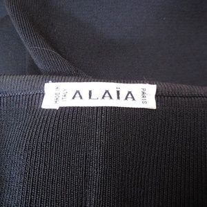 ALAIA Slim black stretch skirt Size Small with lots of stretch